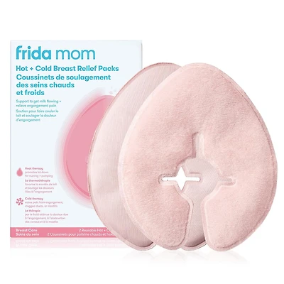 Frida Mom - Breastfeeding Therapy Packs, Cold & Hot Therapy Packs, Breastfeeding Essentials for Pain Relief, Lactation Support, and Postpartum Recovery