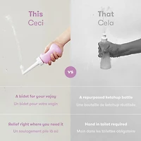 Frida Mom - Upside Down Peri Bottle - Postpartum Recovery - The Original Fridababy MomWasher for Perineal Recovery and Cleansing After Birth - Hospital Bag Essential, Newborn Baby, Cleansing after Bir, 1 Peri Bottle