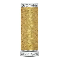 Gütermann Dekor Fil à coudre métallique – bobine de 200 m, lavage à la machine 200 m/219 vgs