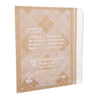 Enveloppe rembourrée récupérable à la source Scotch(MC) CR-2-1-20, 266 mm x 228 mm (10,5 po x 9 po), format 2 Enveloppe Scotch(MC) CR-2-1-20