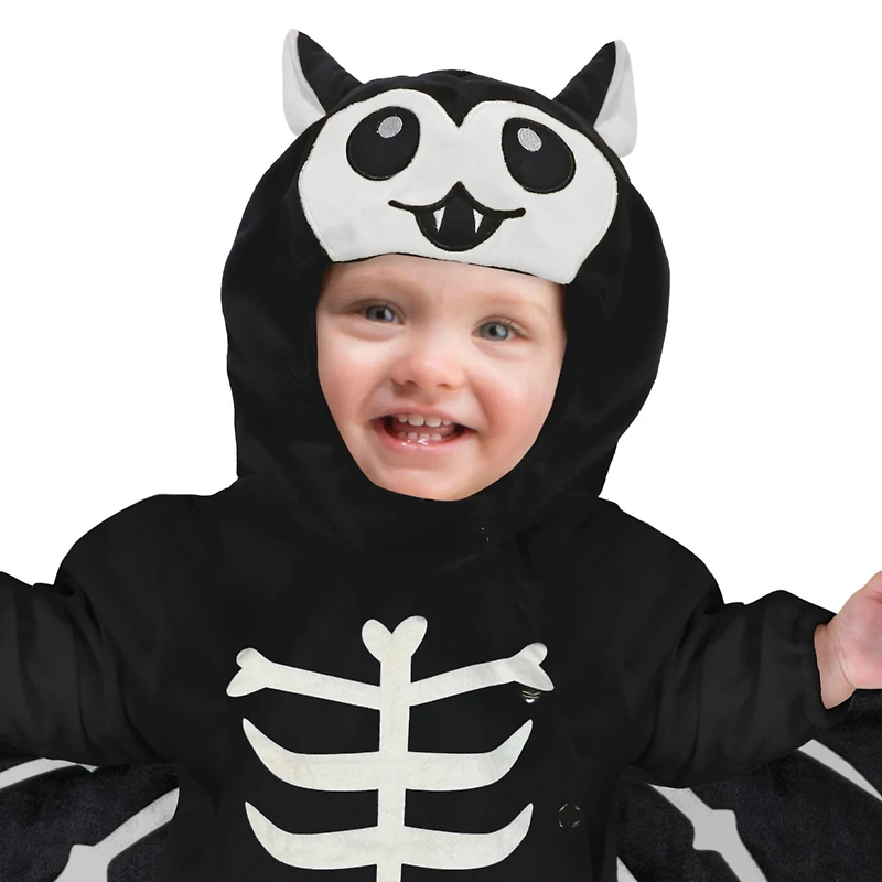 Costume de chauve-souris squelette guirlande de fanions, Costumes d'Halloween pour bébé, Taille pour bébé 0-6 mois Taille: 0-6M