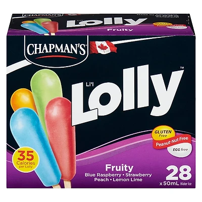 Chapman's Low Calorie Fruity Li'l Lolly in a Box 28 x 50 ml