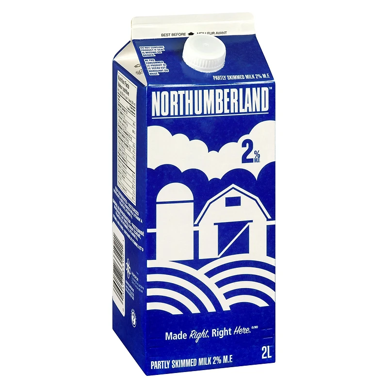 Lait partiellement écrémé 2 % Northumberland 2L