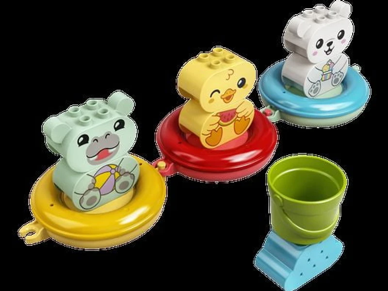 LEGO DUPLO My First Bath Time Fun: Floating Animal Train 10965 Toy Building Kit (14 Pieces)