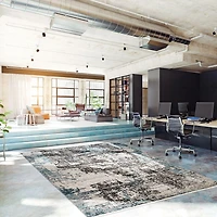 ECARPET Modern Abstract Area Rug Sparrow Collection