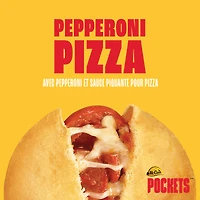 Pizza Pochettesᴹᴰ au pepperoni McCainMD, Fabriqué au Canada à partir d'ingrédients canadiens et importés 3 x 100g