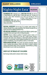 Traditional Medicinals Nighty Night Extra, 16 Wrapped Tea Bags