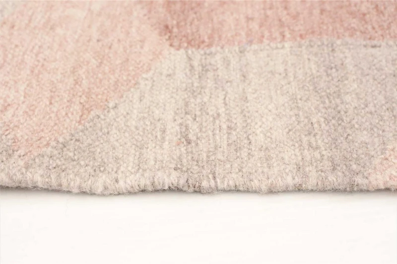 ECARPETGALLERY Tapis Fait à la Main pour Salon, Salle à Manger et Chambre à Coucher Transitionnel Collection Organique & Pure 5'1" x 8'1" en Gris