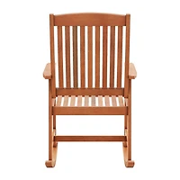 CorLiving Miramar Hardwood Outdoor Rocking Chair