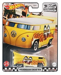 ​Hot Wheels Boulevard, véhicule Volkswagen Drag Bus en métal moulé sous pression à l’échelle 1:64