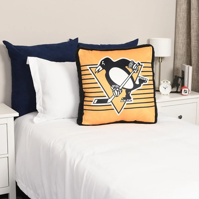 Oreiller de corps des penguins de pittsburgh de la LNH