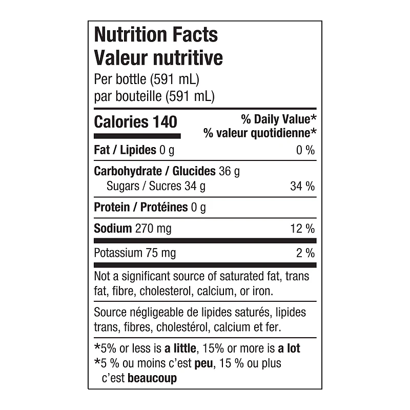Gatorade Boisson Sportive Punch aux Fruits 591mL, Bouteille 591 mL