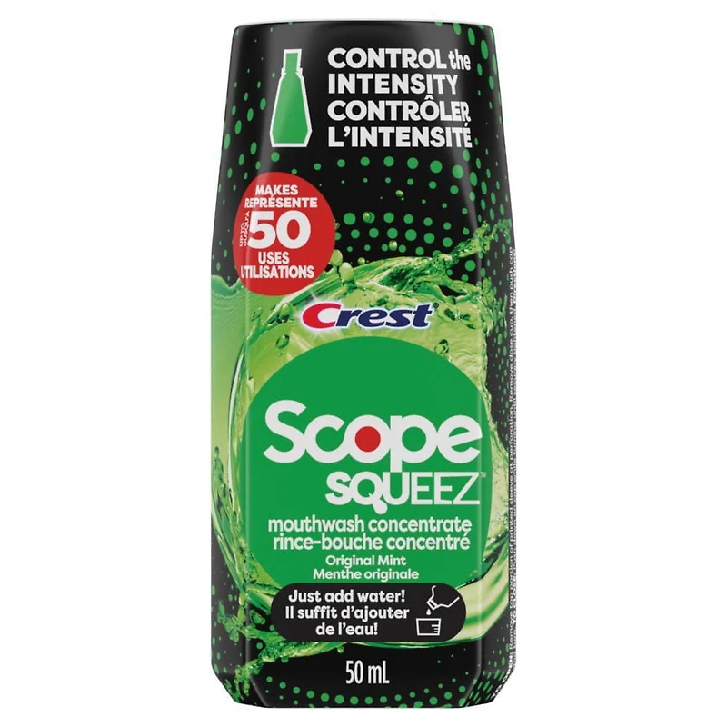 Rince-bouche concentré Scope Squeez, Menthe originale