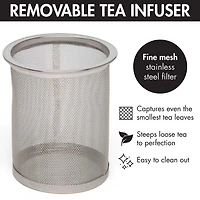 Today by Primula 40 oz. Half Moon Teapot