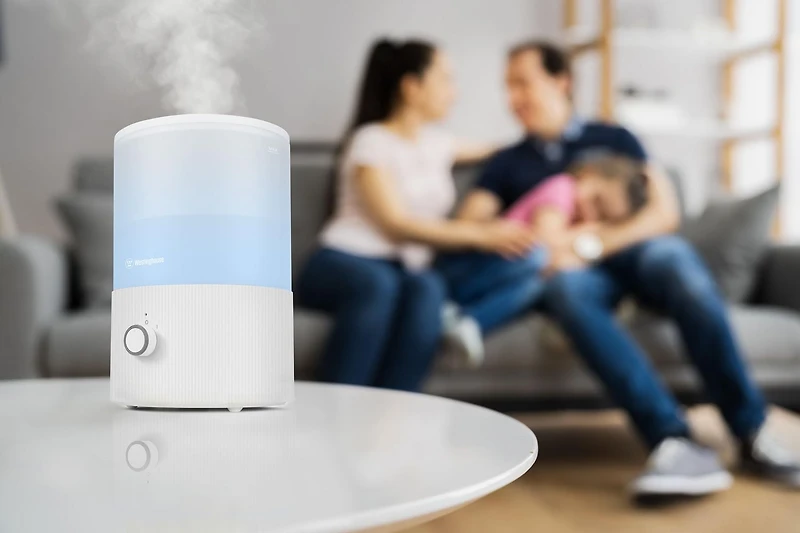 Westinghouse Top Fill Ultrasonic Cool Mist Humidifier, 3.3L, Filter Free, 7 Color Changing