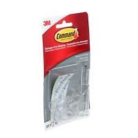 Pinces transparentes pour cordons arrondis Command(MC), 17017CLR8OFEF