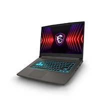 MSI Thin 15 15.6" 144Hz Gaming Laptop, Intel i5-12450H, RTX2050, 8GB DDR4, 512GB SSD, Win 11 Home