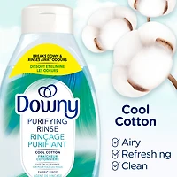 Éliminateur d’odeurs purifiant pour lessive et assouplissant textile Downy, sûr pour tous les tissus, compatible avec les laveuses HE, Fraîcheur cotonnière 70 Charges, 1,41 L