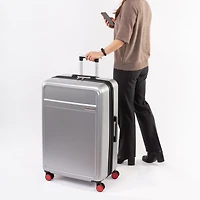 AC 29IN HARDSIDE SIL, Expandable Luggage for Airplane