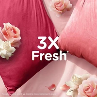 Assouplissant textile liquide Downy Infusions Bliss, parfum Ambre étincelant et rose 120 brassés, 2,4 L