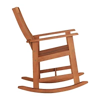 CorLiving Miramar Hardwood Outdoor Rocking Chair