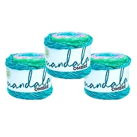Lion Brand Mandala® Ombre Yarn #4 Medium/Worsted Yarn 150g/315m 3-Pack