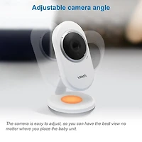 VTech VM3254-2 2 Camera 2.8” Digital Video Baby Monitor with Night Light, White