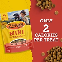 Zuke's Mini Naturals Tender Bites Salmon Recipe, Dog Treats, 170-454 g