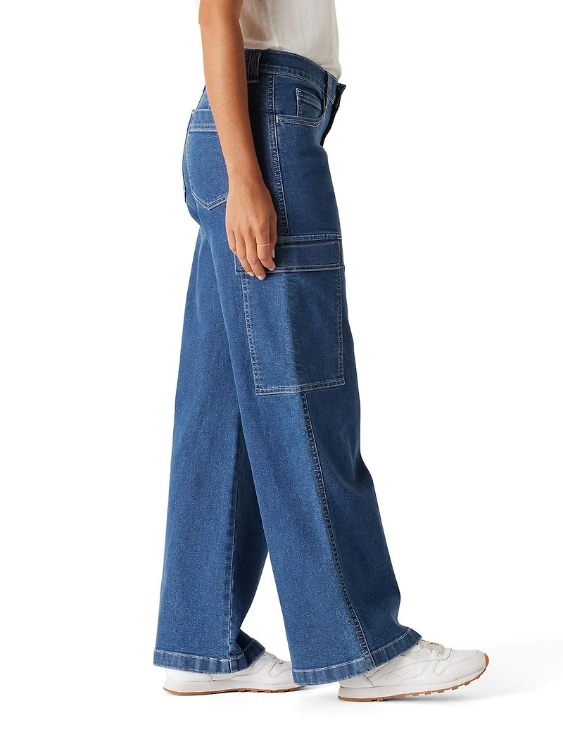 Levi Strauss Signature™ Women's Cargo Wide Leg Jeans
