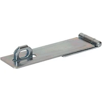 2-1/2" HASP 1 P, 2-1/2" Staple Safety Fixed Latches, Zinc Plated (2-Pack)