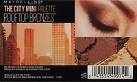 Maybelline New York The City Mini, Eye Shadow Palette, Rooftop Bronzes, 4 g, 4  GR