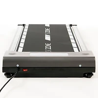 GoZone Under Desk Treadmill, Compact Walking Pad for Home and Office, Black/Grey, With wireless remote