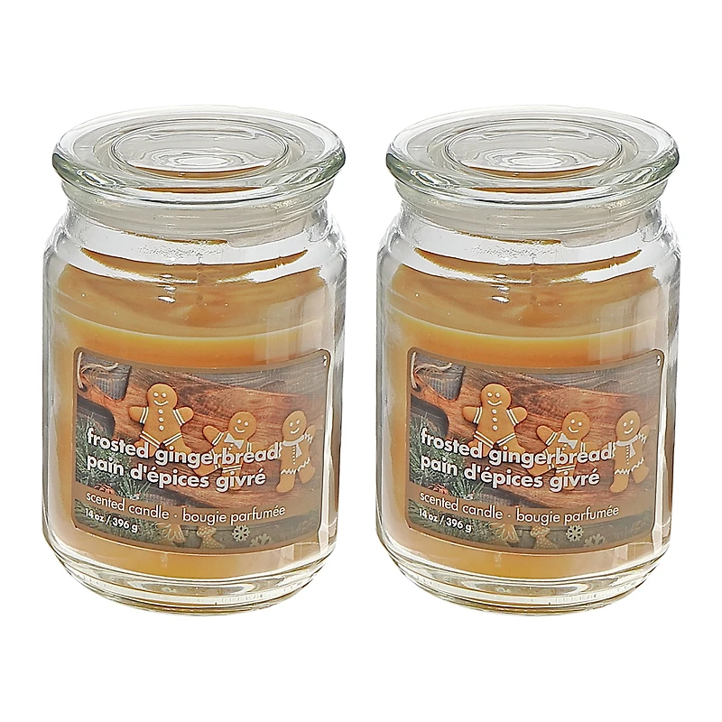 Bougie Parfumée En Pot De 18 Oz (Pain DÉpices Givré) - Lot De 2