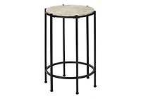 Monarch Specialties  Table D'appoint, 2 Niveaux, Bout, Table D'appoint, Table De Nuit, Chambre À Coucher, Étroit, Lampe, Tiroir De Rangement, Placage Brun, Traditionnel