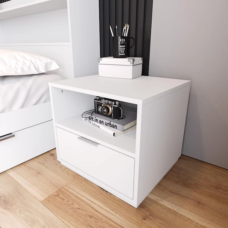Nexera Hunter Nightstand with 1 Drawer