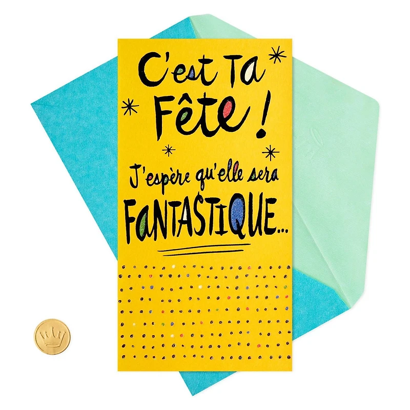 Carte de fête pour carte-cadeau ou argent – Hallmark (Fantastique)
