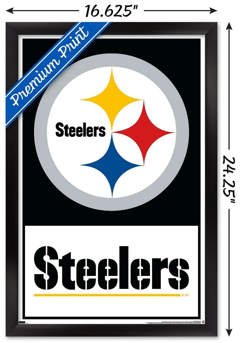 NFL Pittsburgh Steelers - Logo 21 Wall Poster