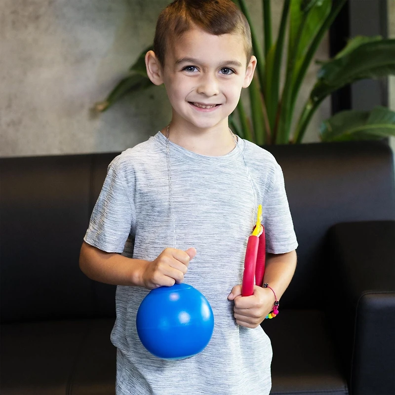 Spiroballe avec groupe Marvel Avenders – Bleu/rouge