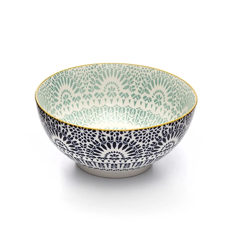Bol Paisley 20 cm, bleu