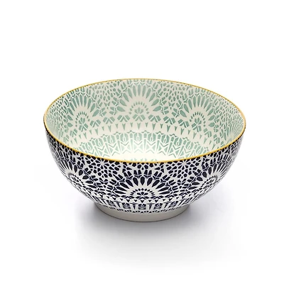 Bol Paisley 20 cm, bleu