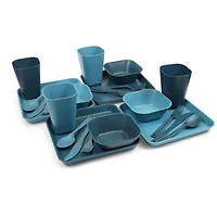Coghlan's 4- Person Tableware Set, Compact and easy to transport