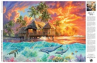 Buffalo Games Weekend in Paradise Puzzle imbriqué de 1000 pièces pour adultes de 14 à 99 ans