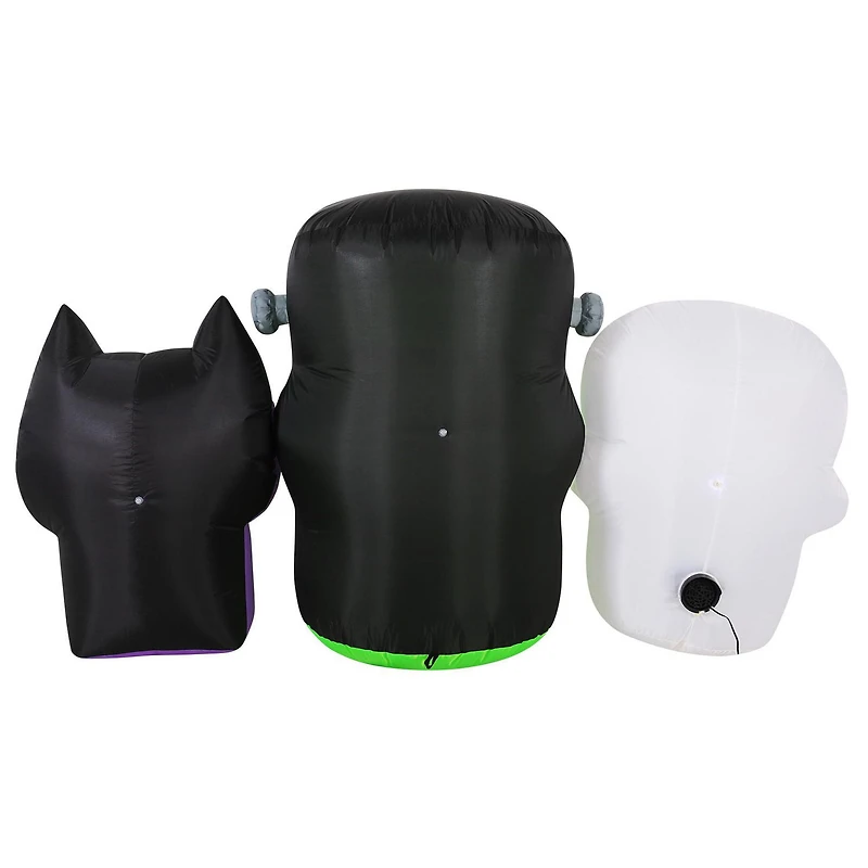 Occasions 6’ Inflatable Monster Trio – Halloween Outdoor Decoration