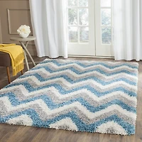 Safavieh Shag Kids Willis Tapis Rayé