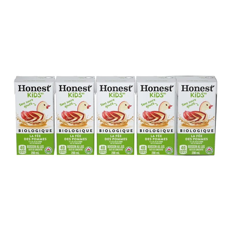Honest Kids Apple Juice Boxes 5x200ml