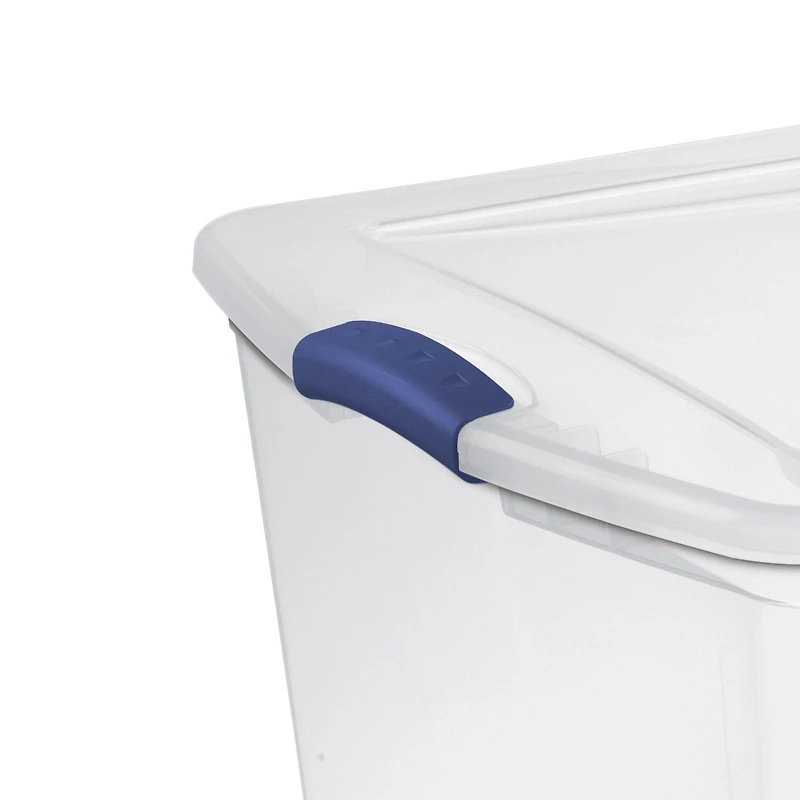 Boîte à verrou de Sterilite de 99.4L- Bleu 99,4L