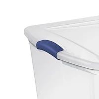 Boîte à verrou de Sterilite de 99.4L- Bleu 99,4L