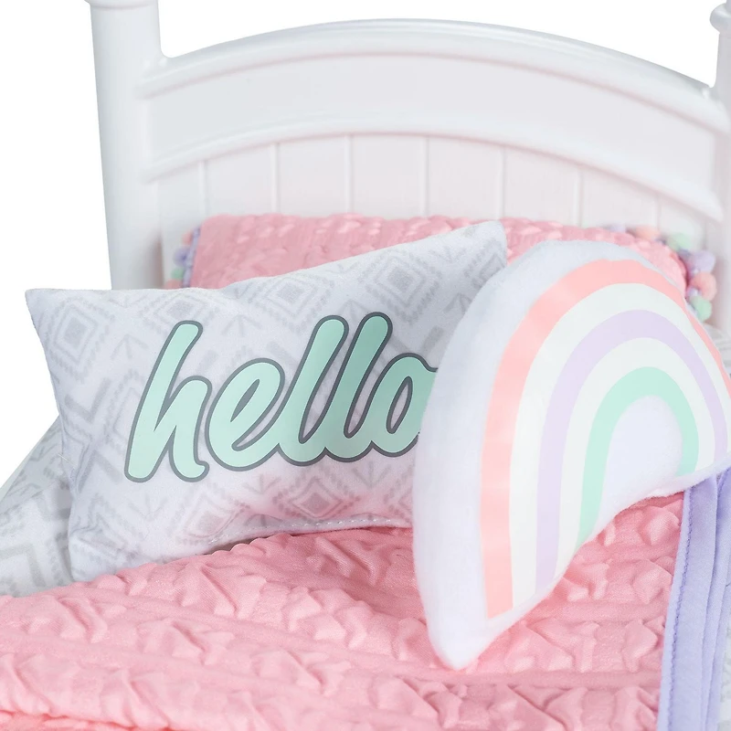 Lit de poupée empilable My Life As pour meubles de poupée de 18 po Ensemble de poupée de 18 pouces