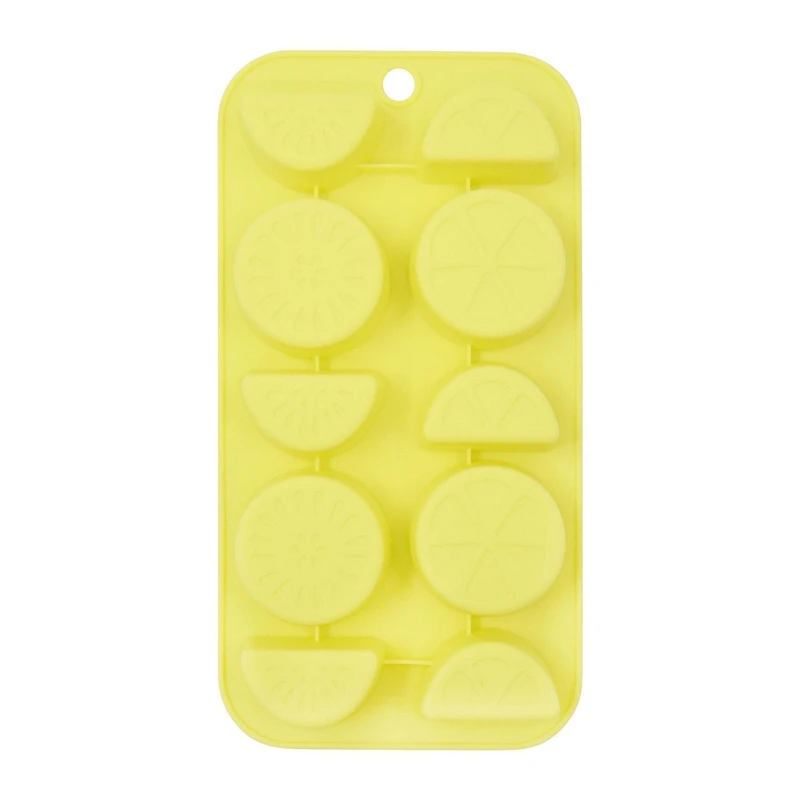 Bac à glaçons en silicone en forme d'agrumes à 10 cavités Mainstays, 8 x 4 pouces, 1 pièce