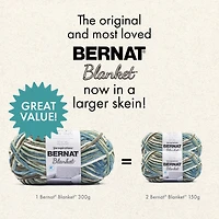 Bernat® Blanket™ #6 Super Bulky Polyester Yarn 10.5oz/300g